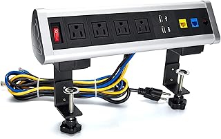 Kungfuking Removable 4 Outlet Protector Mountable