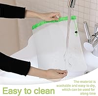 Vista 4 de MAQIHAN 12 bolsas reutilizables para productos – Bolsas de malla para productos con cordón, reutilizables, lavables, bolsas de almacenamiento