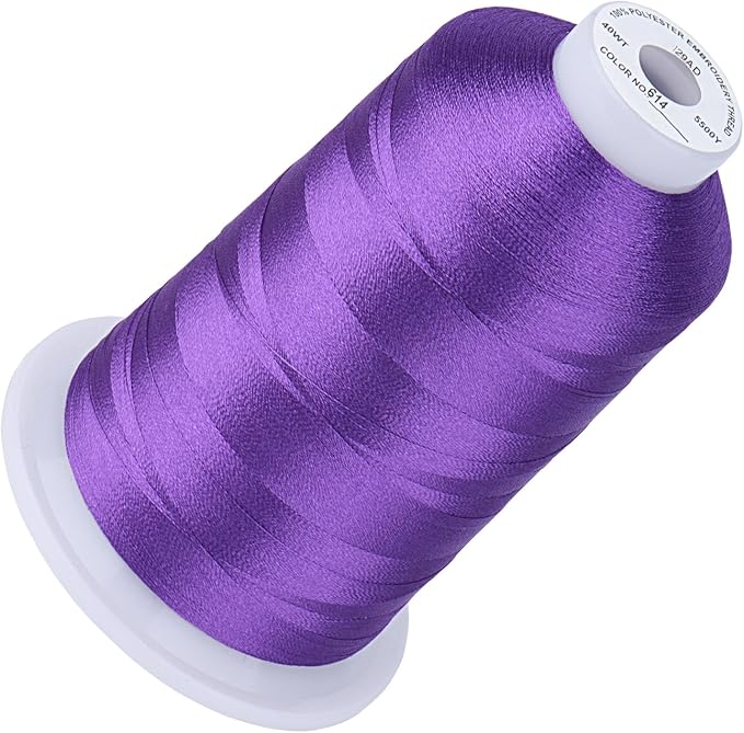 Amazon.com: Simthread 5500Yds Embroidery Thread, 5000M High-Yardage ...