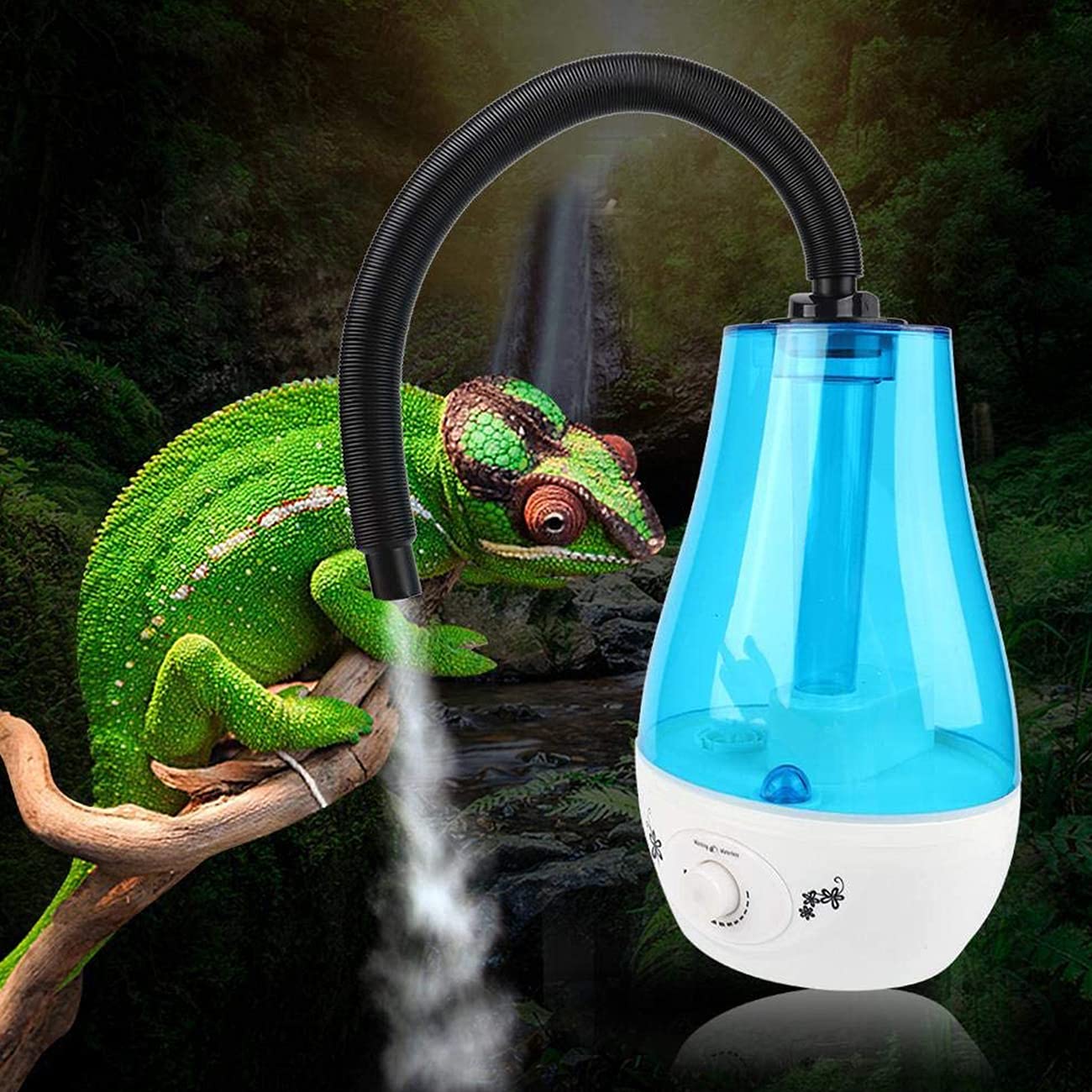 爬虫類加湿器 植物用加湿器 フォグマシン 3L大容量 静音 長時間加湿 Amazon.co.jp: Moongiantgo 爬虫類加湿器 植物用加湿器 フォグ