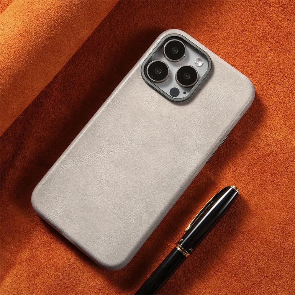 Coque arrière magnétique iPhone 14 Plus antichoc gris