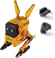 GravaStar Alpha 65W Robot GaN USB-C Töltő - 3 Portos Gyorstöltő iPhone, MacBook, Steam Deck Készülékekhez - Sárga Mecha Dizájn 1