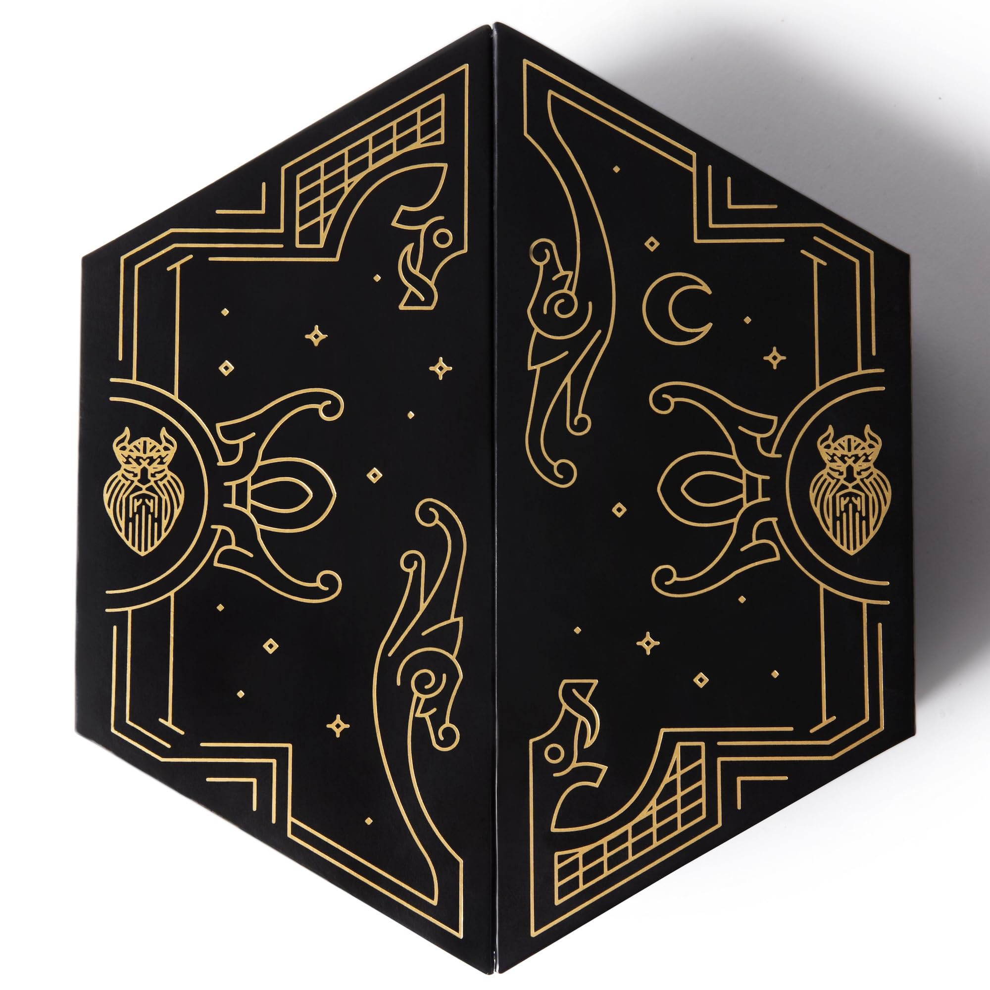 HEIMDALLR Set di dadi con nucleo liquido, con custodia per la prima volta a LED, 7 pezzi, dipinti a mano, con bordo affilato, set di dadi DND in resina con scatola regalo, set di dadi Dungeons and