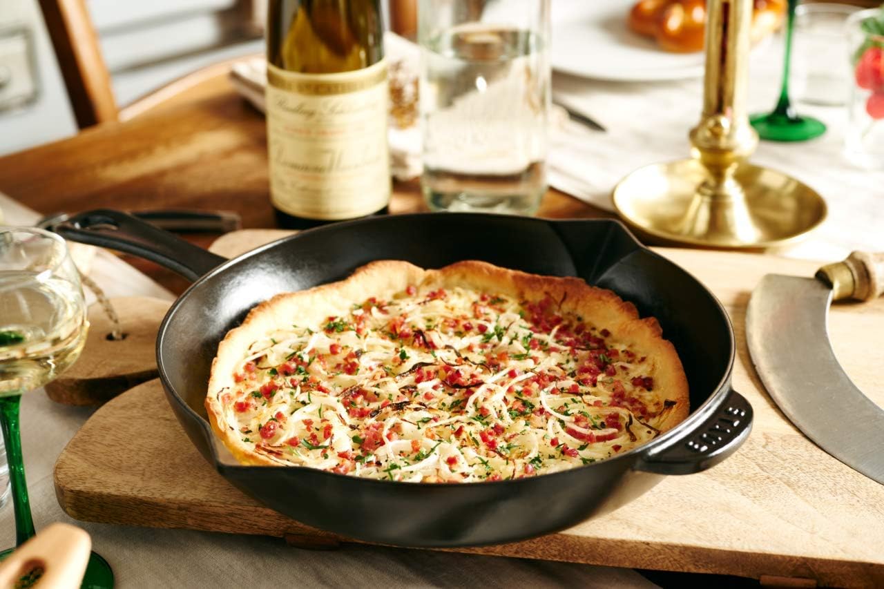 Staub Cast Iron 10-inch Fry Pan - Matte Black, Made in France