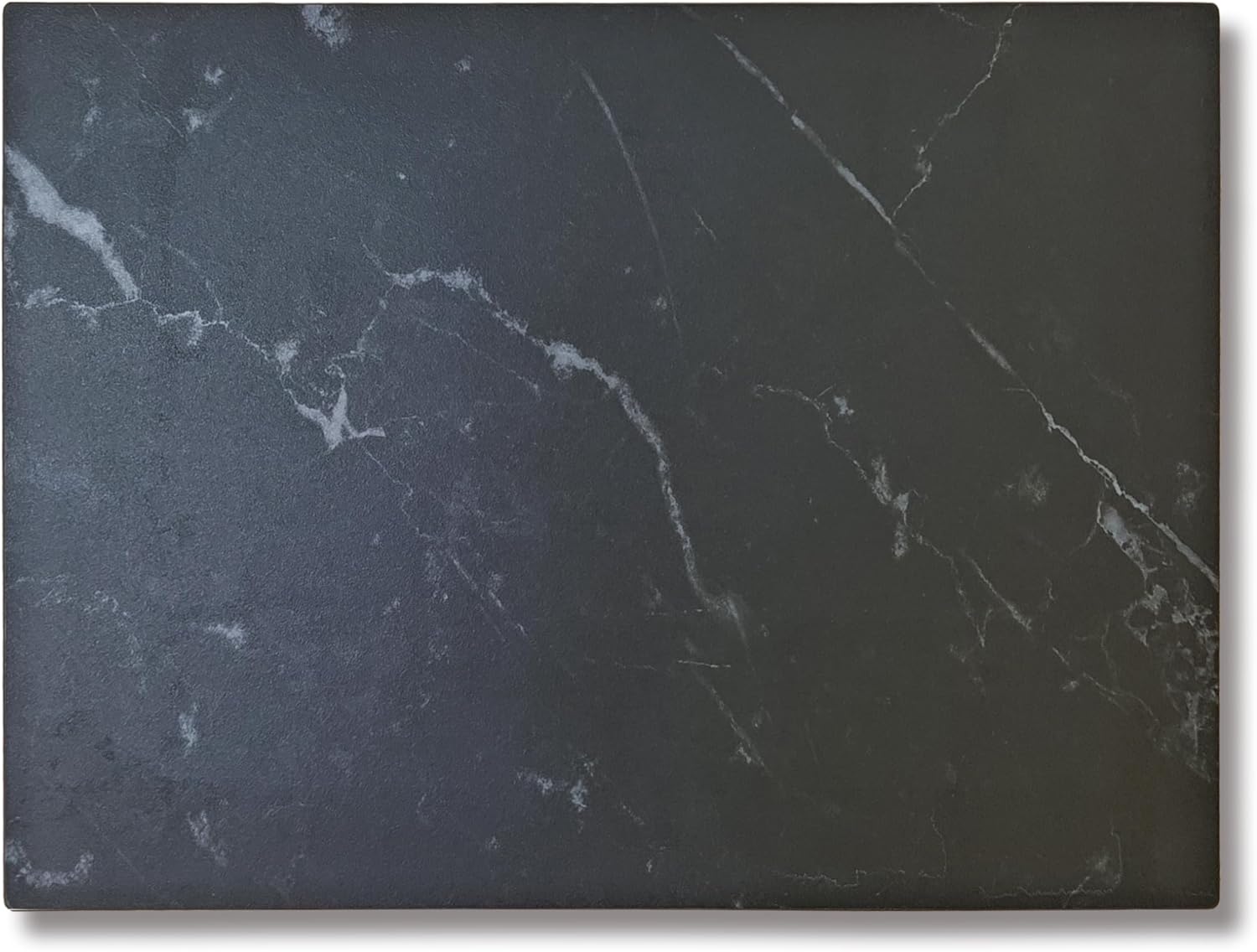 Multi-Purpose Pastry Marble Design Stone Tray Cutting Board Slab 16” x 12” With Non-Slip Feet,Stone Cheese Pastry Board, Serving Tray, Heat Resistant, Easy To Clean(G101, 16 * 12)