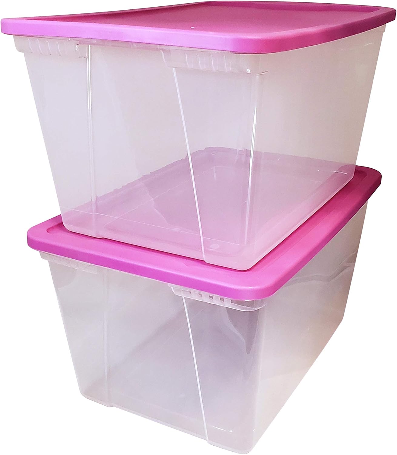HOMZ Snaplock Clear Storage Bin with Lid