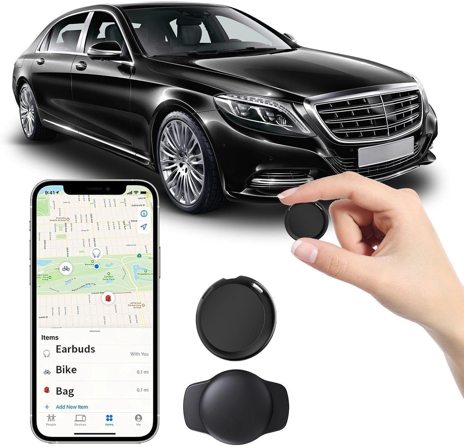Tracker GPS per veicoli Trova il mio iOS Solo Nessuna tariffa mensile