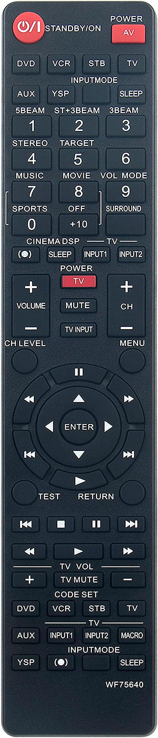 Nuovo FSR80 ZG80760 Telecomando di ricambio FSR80-ZG80760 Telecomando Per YAMAHA SOUNDBAR FSR80 ZG80760 YSP1400 YSP1400BL YSP-1400 YSP-1400BL FSR80-ZG80760 Remote Controller Nuovo FSR80 ZG80760 Telecomando di ricambio FSR80-ZG80760 Telecomando Per YAMAHA SOUNDBAR FSR80 ZG80760 YSP1400 YSP1400BL YSP-1400 YSP-1400BL FSR80-ZG80760 Remote Controller