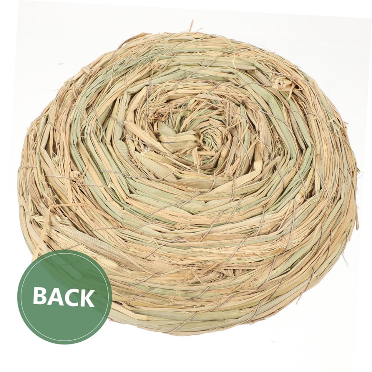 Nido De Pájaros De Tejida para Aves Pequeñas Casa De Cría Natural para Palomas Conejos y Decoración De Jardín Material Resistente y Acogedor