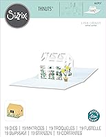 Vista 2 de Sizzix Sizzx Thinlits Juego de troqueles 19PK Pop-Up Garden de Lisa Jones 665957 Capítulo 3 2022, multicolor