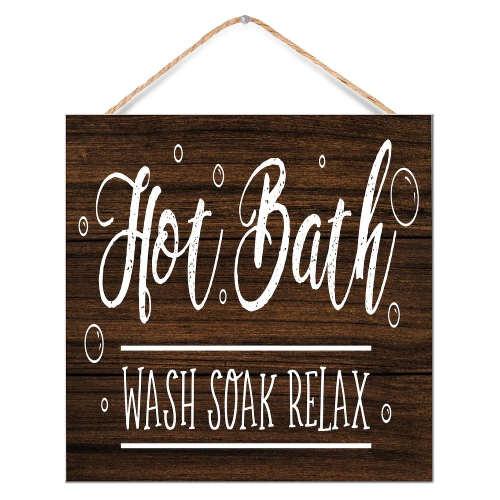 Plaque bois bain chaud pour transformer votre salle de bain