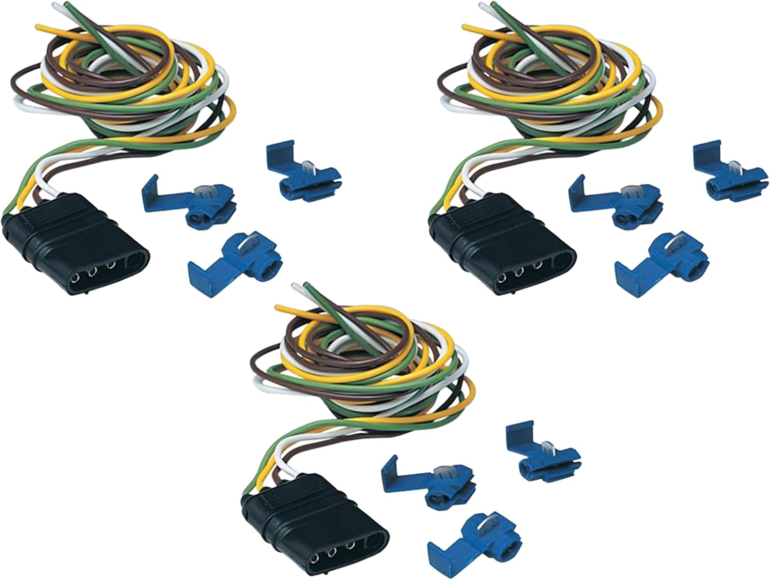 Hopkins 48125 4-Wire Flat Trailer End Kit - 48" Wires (Pack of 3)