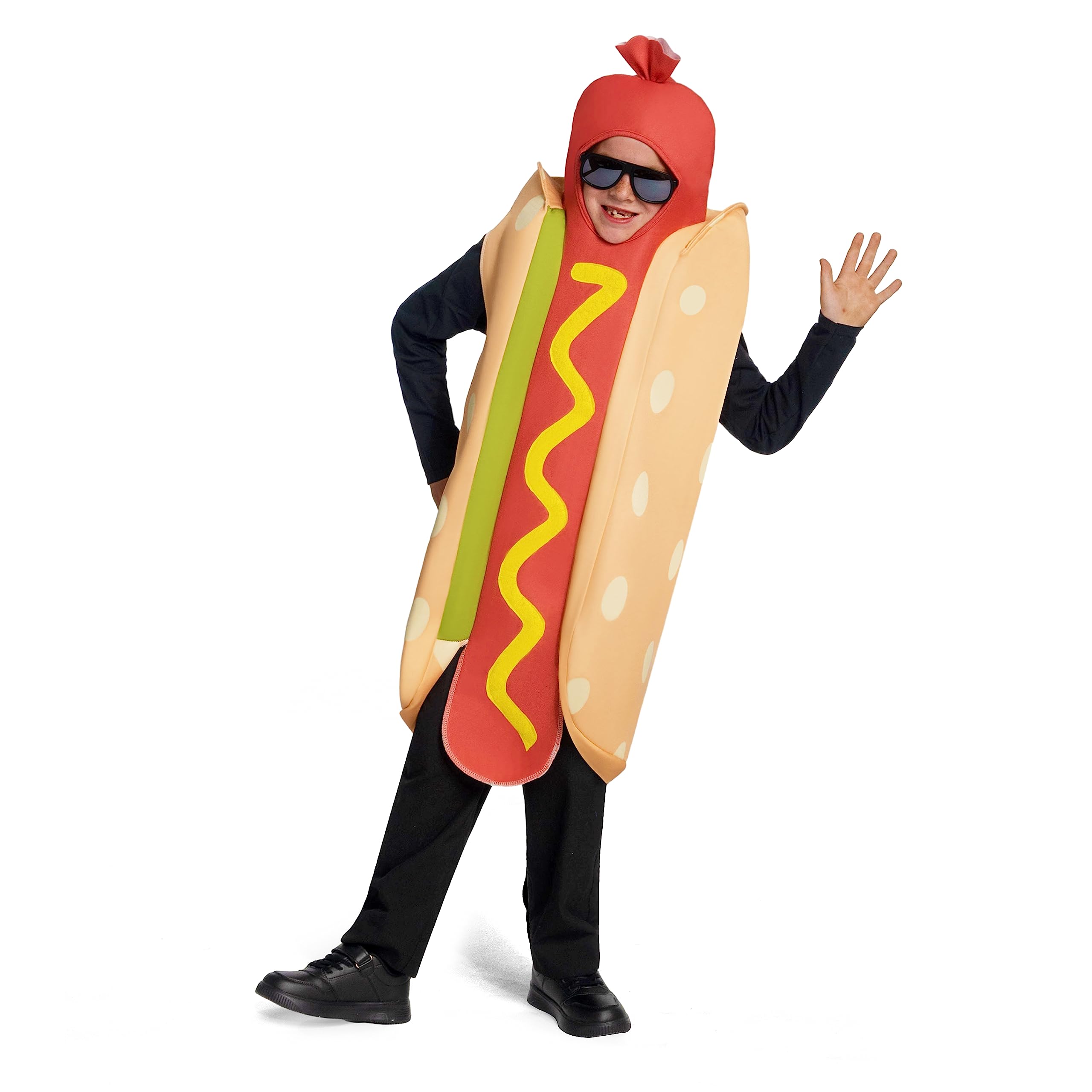 Spooktacular Creations Hot Dog Halloween Costume for Kids with Bun and Toppings