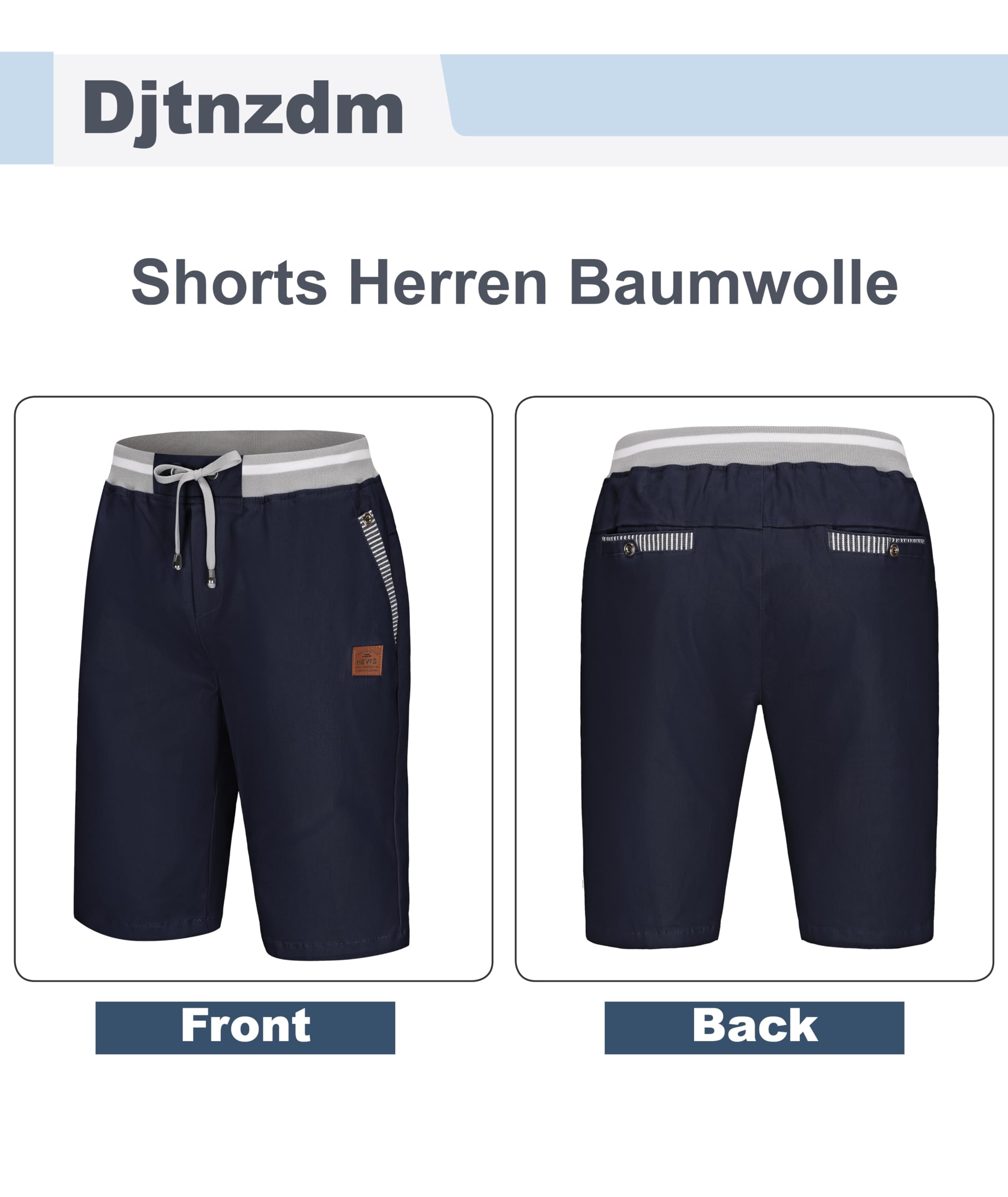 Djtnzdm Bermuda Cargo Estivi Pantaloncini Bermuda Uomo Cotone Lavoro Casual Sportivi Pantaloni Corti Golf Shorts Uomo