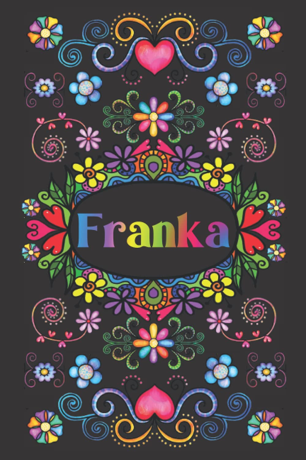 PERSONALISIERTES NOTIZBUCH FÜR FRANKA: Schönes Geschenk für Franka (Liniertes Notizbuch für Mädchen und Frauen)