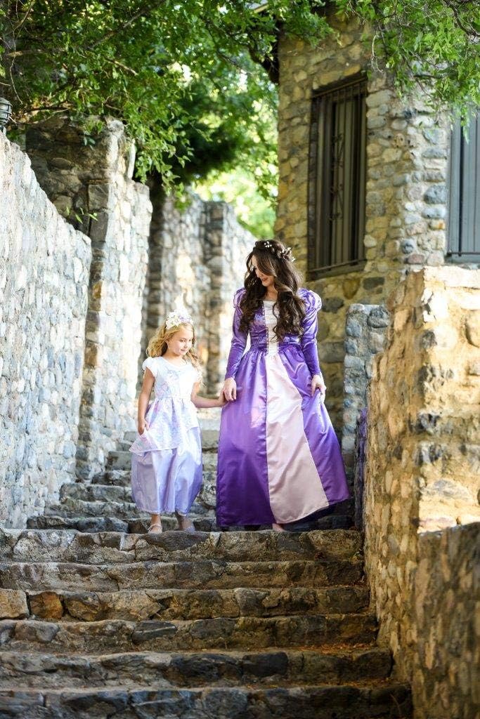Little Adventures Enchanted Rapunzel Dress-Up Costume for Adult Women