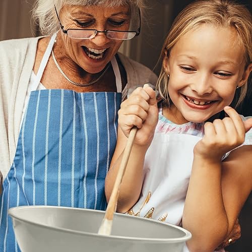 Miniatura 6 de edge Juego de 12 cuencos de plástico para mezclar, 6 cuencos de preparación y 6 tapas, para hornear, cocinar y almacenar, carbón tonal