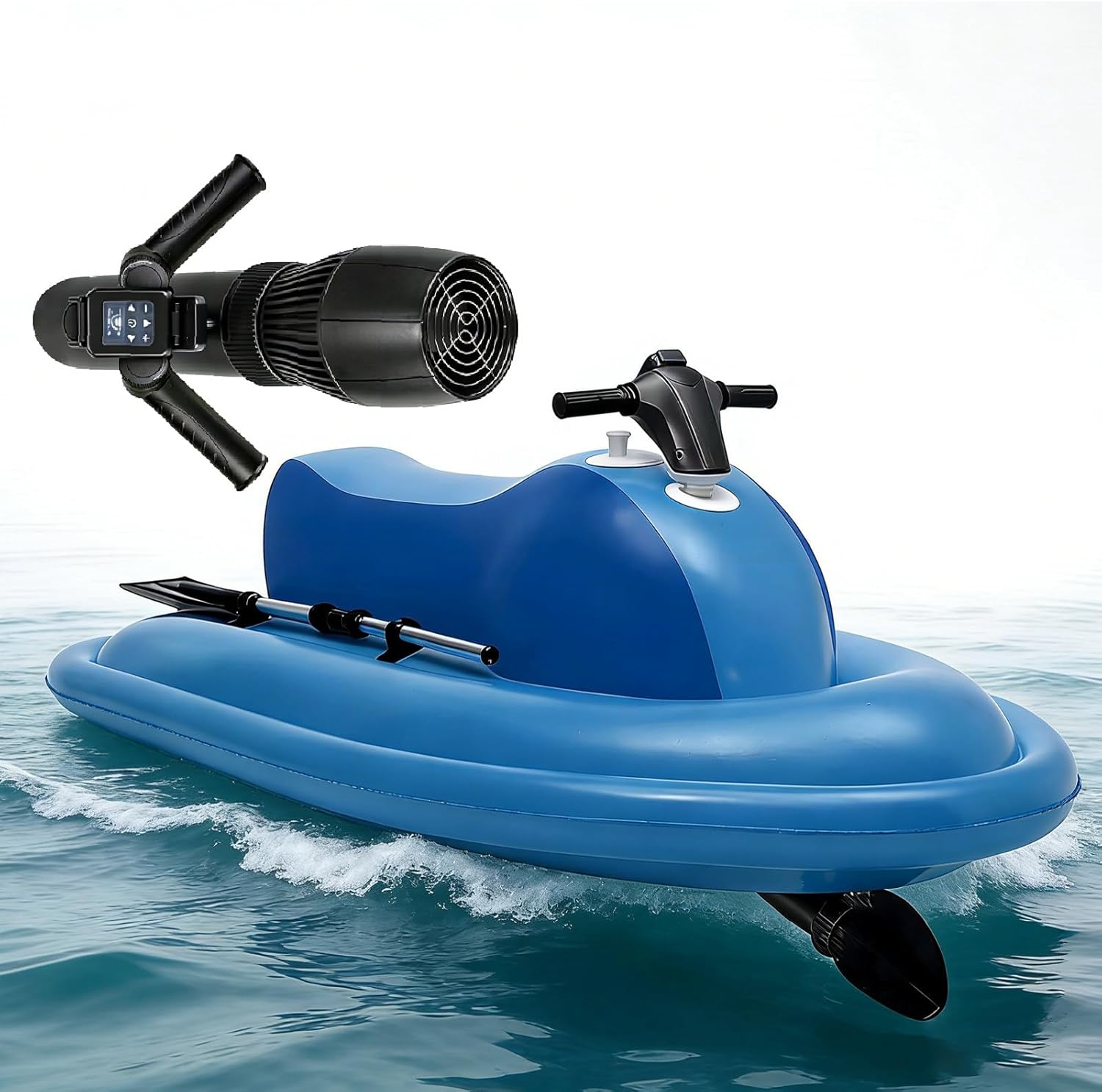 Diving Underwater Scooter & 3-in-1 Electric Inflatable Jet Ski – 500W/700W Brushless Motor, 10000/16000mAh Battery, 7-11 km/h (4.3-6.8 mph) – Sea Diving Equipment 700w