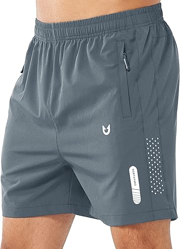 NORTHYARD - Pantalones cortos deportivos para correr para hombres, ligeros, de secado rápido, 7, 5 o 9 pulgadas, para senderismo, deportes, gimnasio