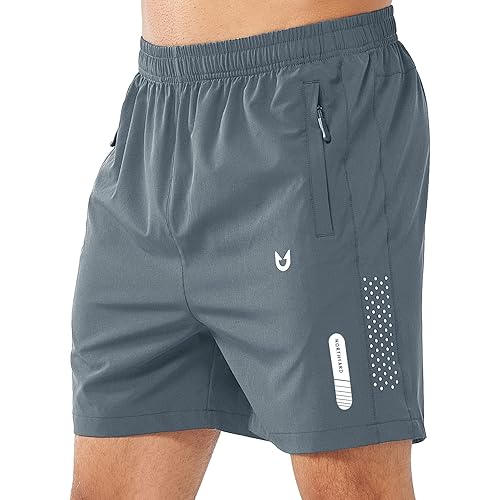 NORTHYARD Men's Athletic Running Shorts Quick Dry Workout Shorts 7"/ 5"/ 9" Lightweight Sports Gym Basketball Tennis Hiking