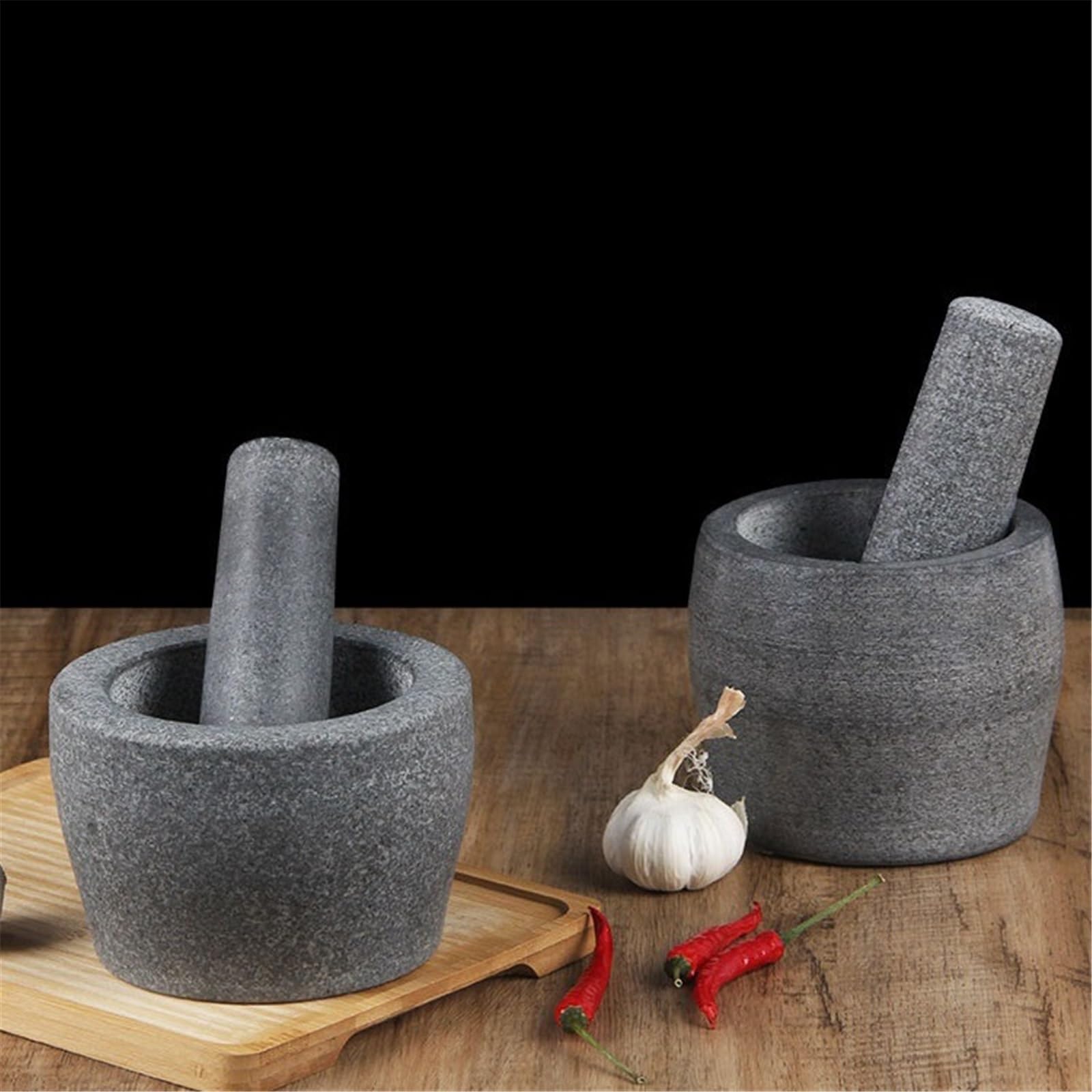 Pratico Set mortaio e pestello dal design interno satinato for cucina