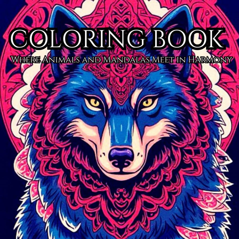 Whimsical Animal Mandalas Coloring Book: Relax, Unwind, and Let Your Creativity Flow