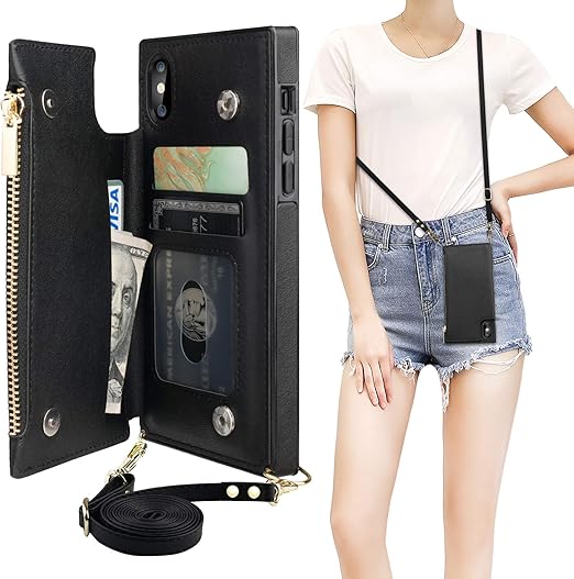 iphone x crossbody wallet