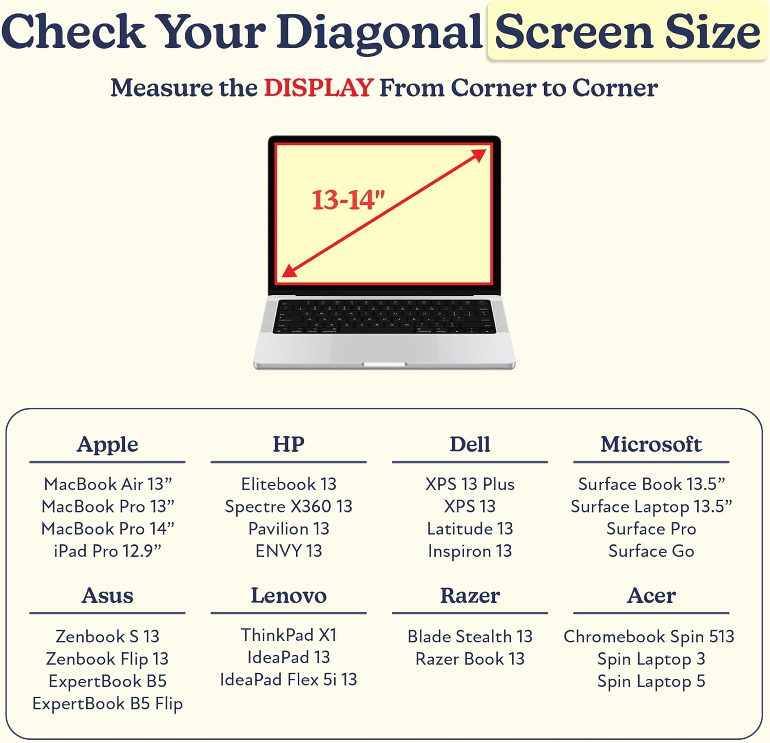 Vandel Puffy Laptop Sleeve Case, 13-14 inch Laptop Sleeve Bag Case 13.3 Inch, Compatible with MacBook Air/Pro 13 / Pro 14, iPad Pro 12.9, HP Dell ASUS, Cute Checker Mac Book Computer Bag Cover - Image 4