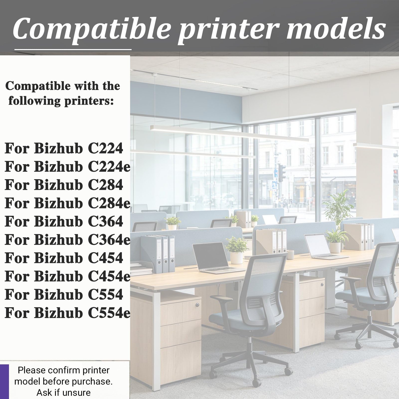 Unità Tamburo Compatibile DR-512 DR-512K DR-512C Yellow | Compatibile Per Konica Minolta Bizhub C224 C224e C284 C284e C364 C364e C454 C454e C554 C554e, Alta Resa 120.000 Pagine