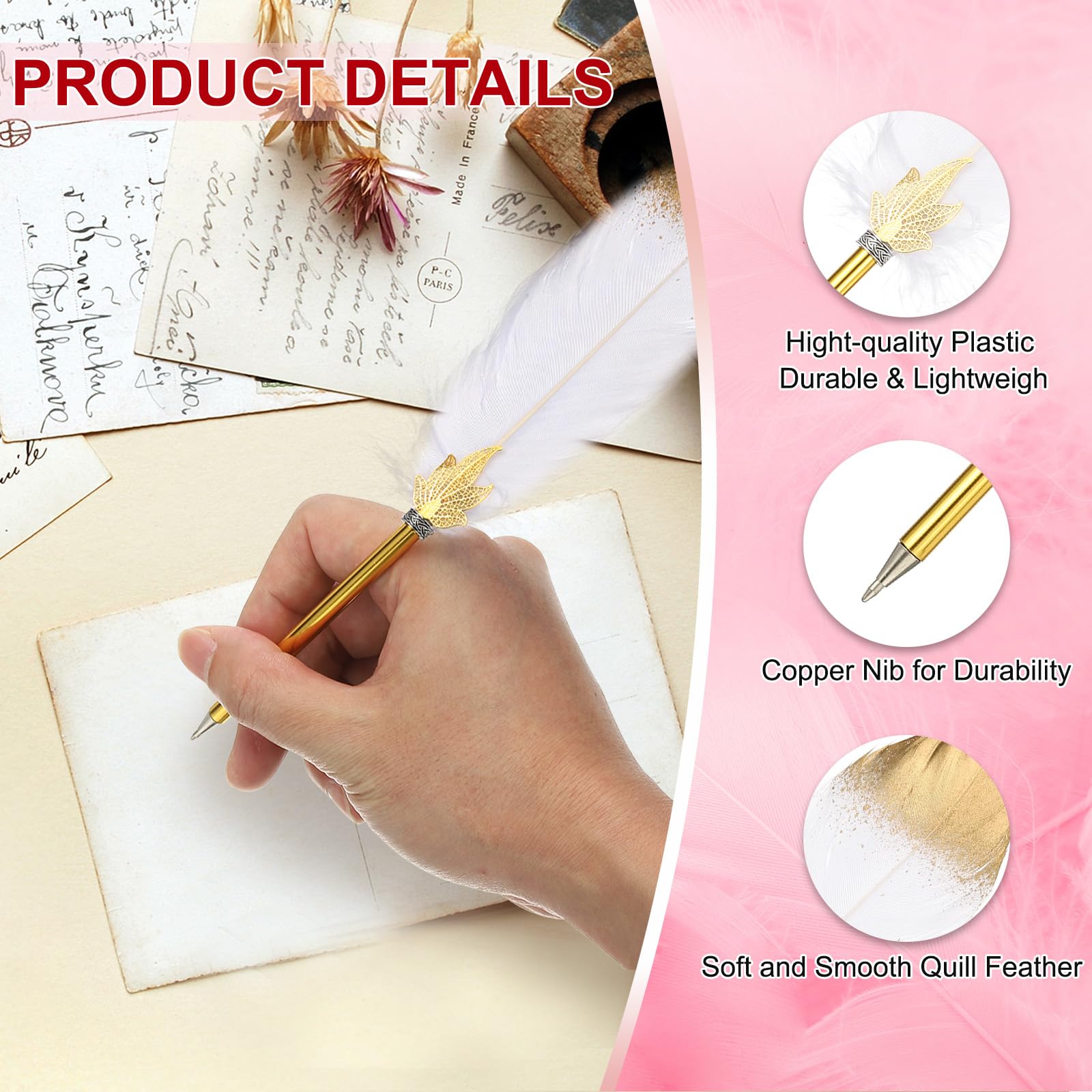 PATIKIL Feather Pen Quill - Image 3