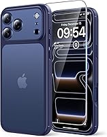 Vista 120 de TAURI Funda magnética 5 en 1 diseñada para iPhone 14 para iPhone 13, [compatible con MagSafe] con 2 protectores de pantalla + 2 protectores de lente