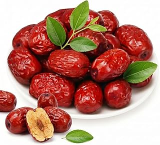 Premium Jujube Date, 1.1LB Red Date (Hong Zao), 100% Natural, Improve sleep, Health Snack, Dried Fruit, Sweet and Chewy
