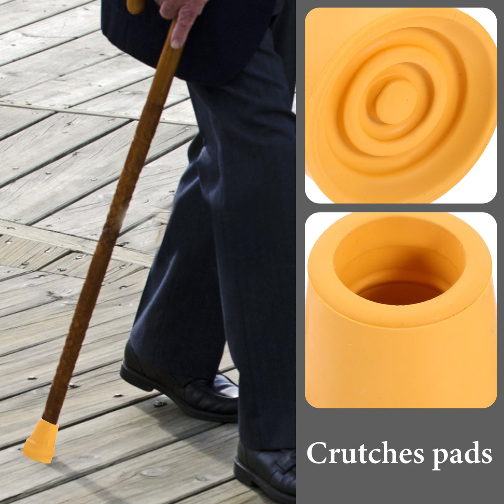 Ipetboom 16pièces Embouts Antidérapants Pour Béquilles Et Lot De Accessoires De Remplacement Pour Bâtons De Randonnée Et Canes Compatibles Majorité Modèles