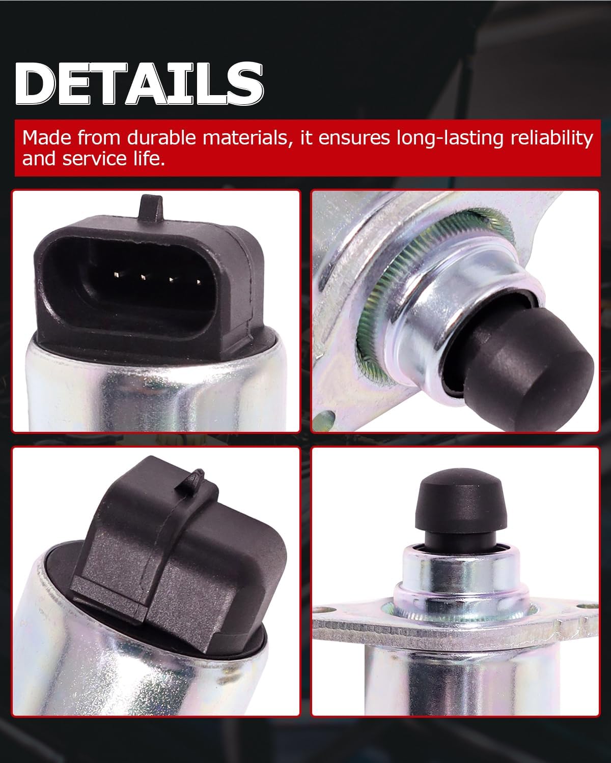 1ST 17113209 Idle Air Control Valve IAC Fit for Cadillac 1999-2000, for Chevrolet 1996-2007, for GMC 1996-2007, for lsuze 1996-2002, for Oldsmobile 1996-2001, Replaces OE: 217435 3843751