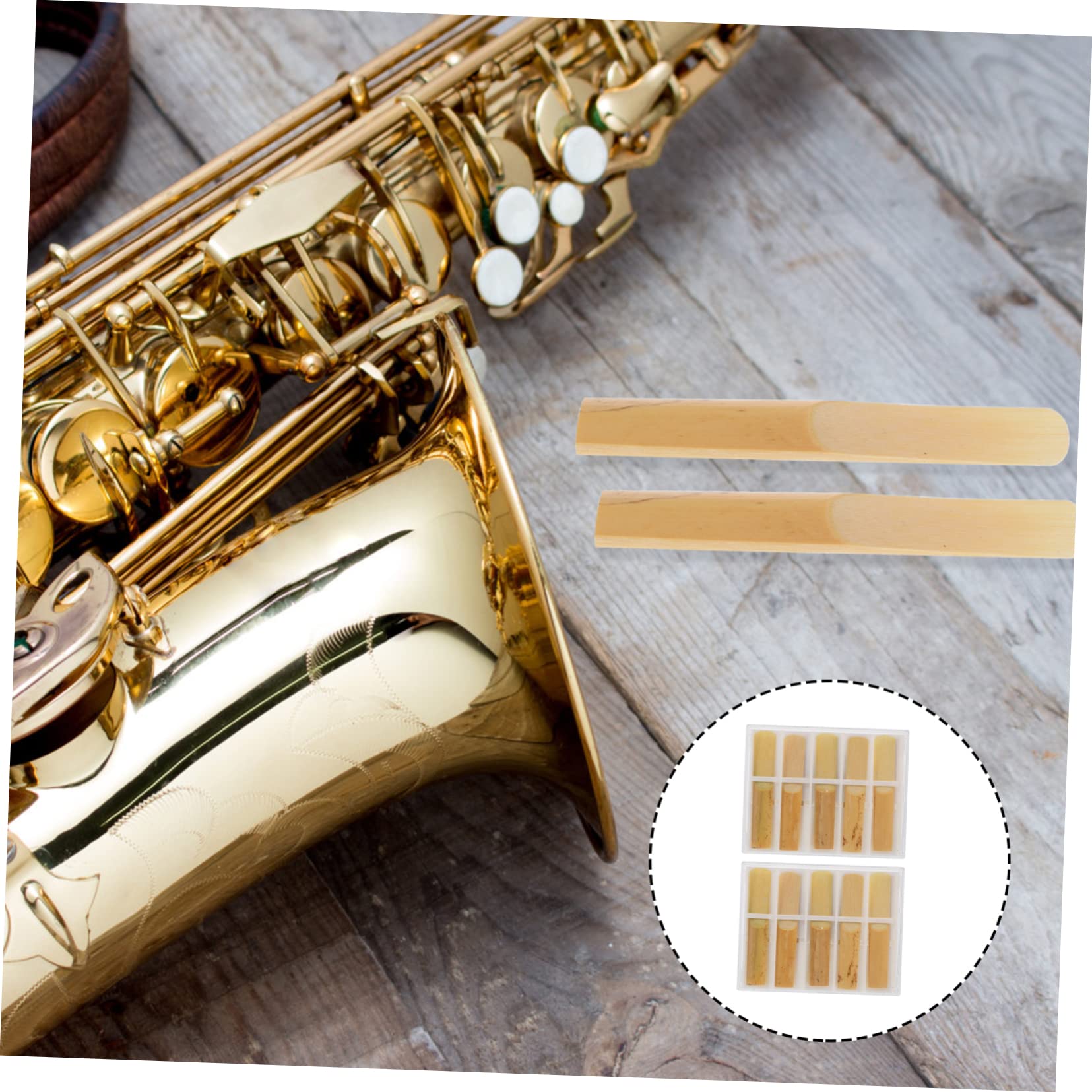 TOYANDONA 30pezzi Ance Per Clarinetto Resistente e Facile Da Installare Accessori Per Musicisti e Insegnanti Di Musica Hardness Per Clarinetto Sib e Strumenti Fiato