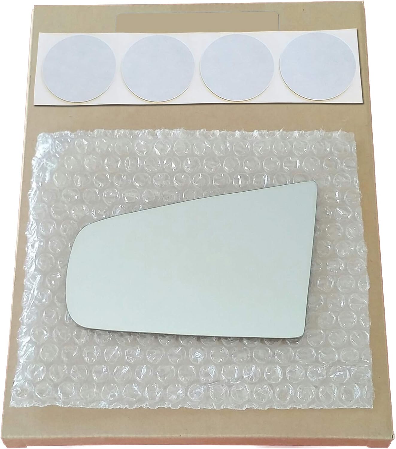 Mirror Glass Replacement + Adhesive Pads for 1994-1999 Cadillac DeVille Driver Side - Fits Self Dimming Mirror Option (1994 1995 1996 1997 1998 1999 94 95 96 97 98 99)