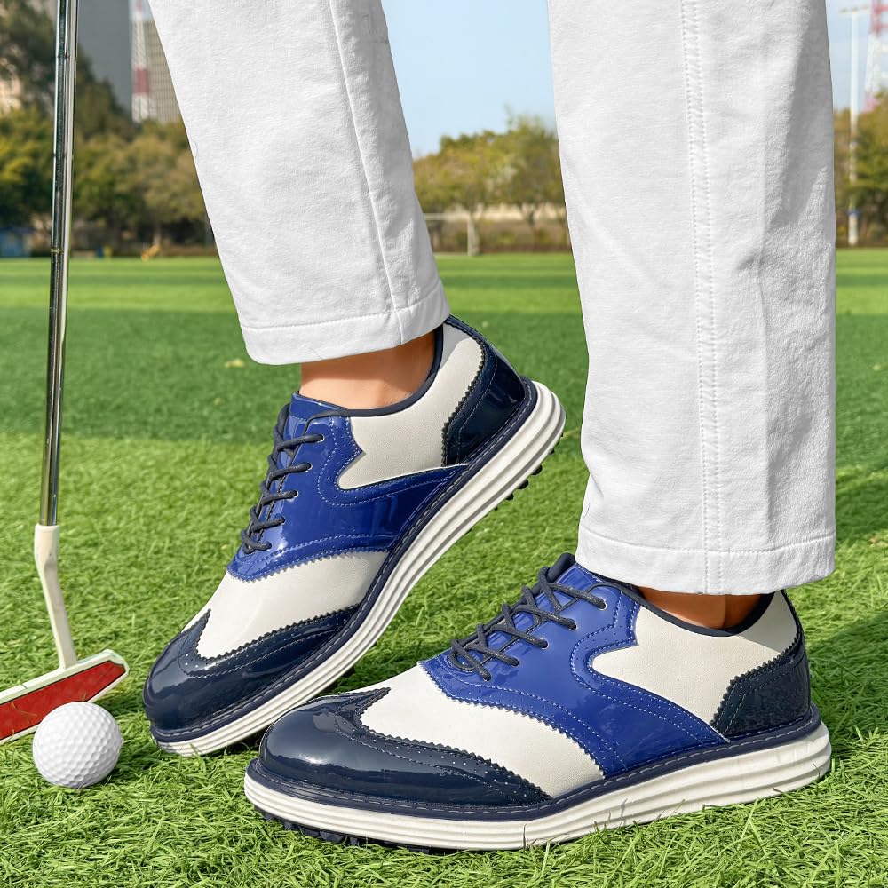 Herren wasserdichte Golf Schuhe rutschfeste rotierende langlebige