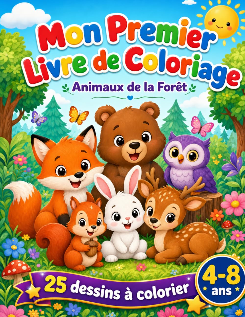 Mon Premier Livre de Coloriage Animaux de la Forêt