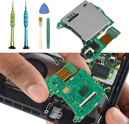 Miniatura 4 de Ranura para tarjeta de host de juego, ranura para tarjeta de cartucho de juego, bandeja de lector de host para auriculares, puerto de orificio para