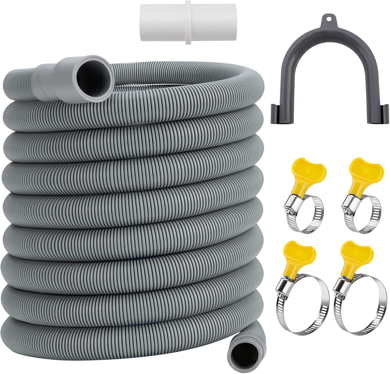 Daboza 5M Washing Machine Drain Hose Extension Kit, Interface Drum