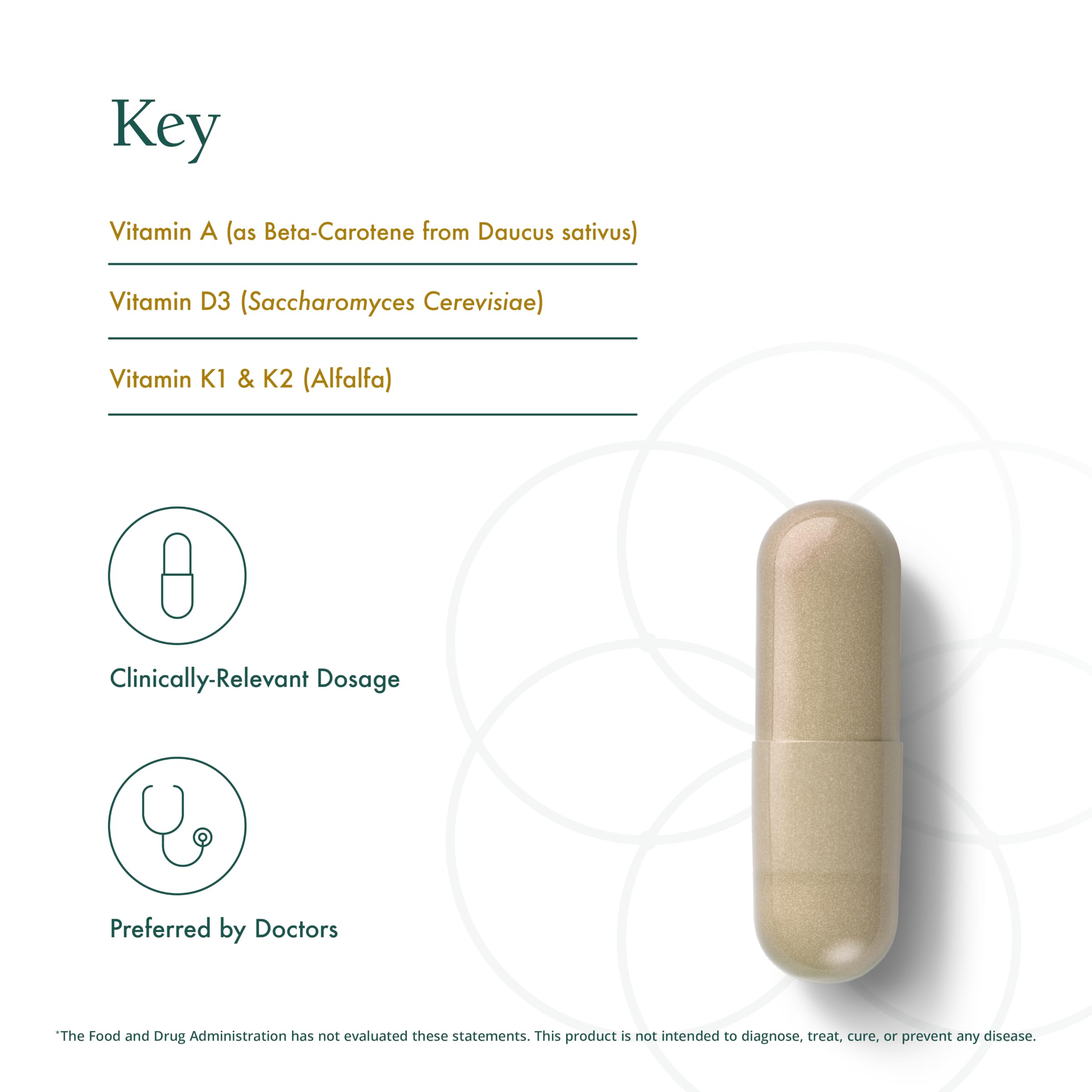 Natura Health Products D-A-K ADK Vitamin D3 5000 IU K2 K1 & A 60 Capsules — Amazon image 2