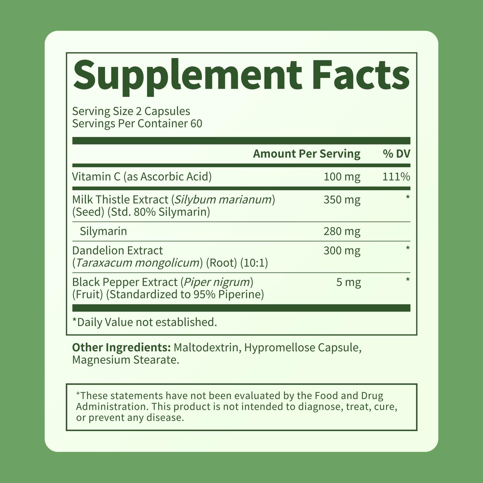 B BEWORTHS Milk Thistle 350mg, 80% Silymarin, Liver Support, 120 Capsules — Amazon image 6