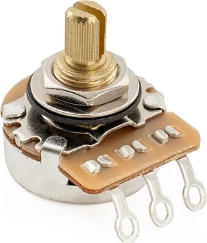 Musiclily Pro HD A1M Pot Brass Short Split Shaft 1/4 Inch Audio Taper