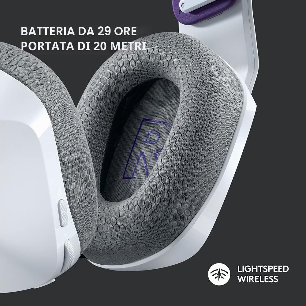 Logitech G733 LIGHTSPEED Cuffia Wireless con Microfono Gaming con Fascia per la Testa a Sospensione & G502 HERO Mouse Gaming Prestazioni Elevate, Sensore HERO 25K, 25.600 DPI, RGB