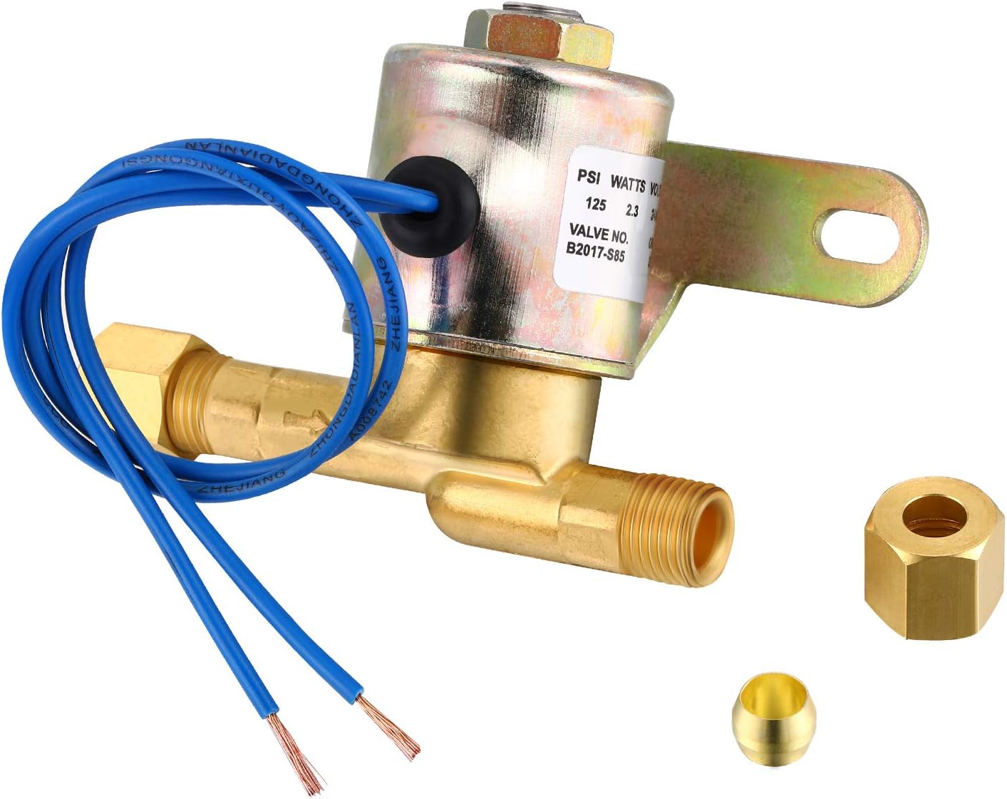 B2015-S85 B2017-S85 4040 Solenoid Valve Humidifier Valve Compatible with Aprilaire Humidifier 220 224 400 440 500 550 558 560 600 700 24 Volt 2.3 Watts 60 Hz