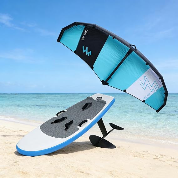Wind Wingfoil Hydrofoil Board with Inflatable Wing for Outdoor Water Sports