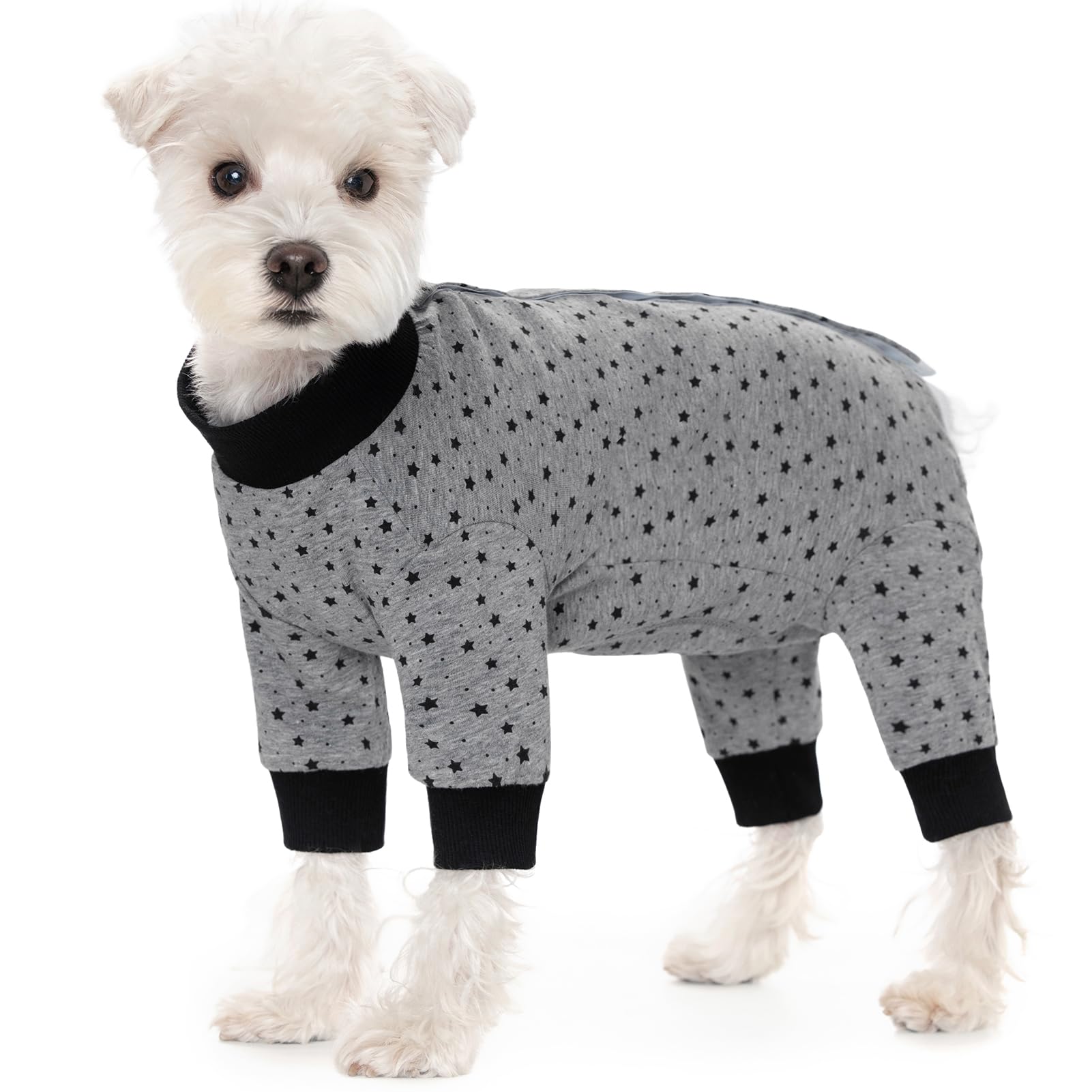 Dog Surgery Recovery Suit, Four-Leg Long Sleeve Dog Onesie