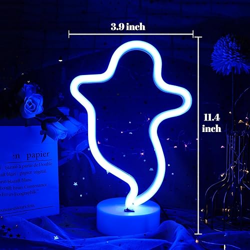 Miniatura 6 de Luz de neón con base de neón, luces de noche, decoración de pared, decoración del hogar, luz led