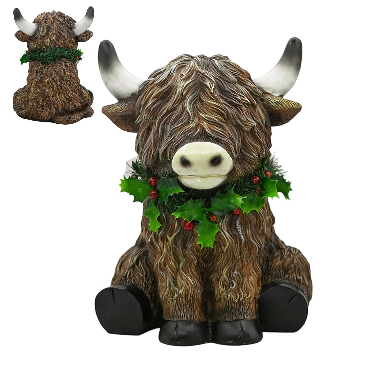 Escultura navideño Resina Figura Animal de Granja