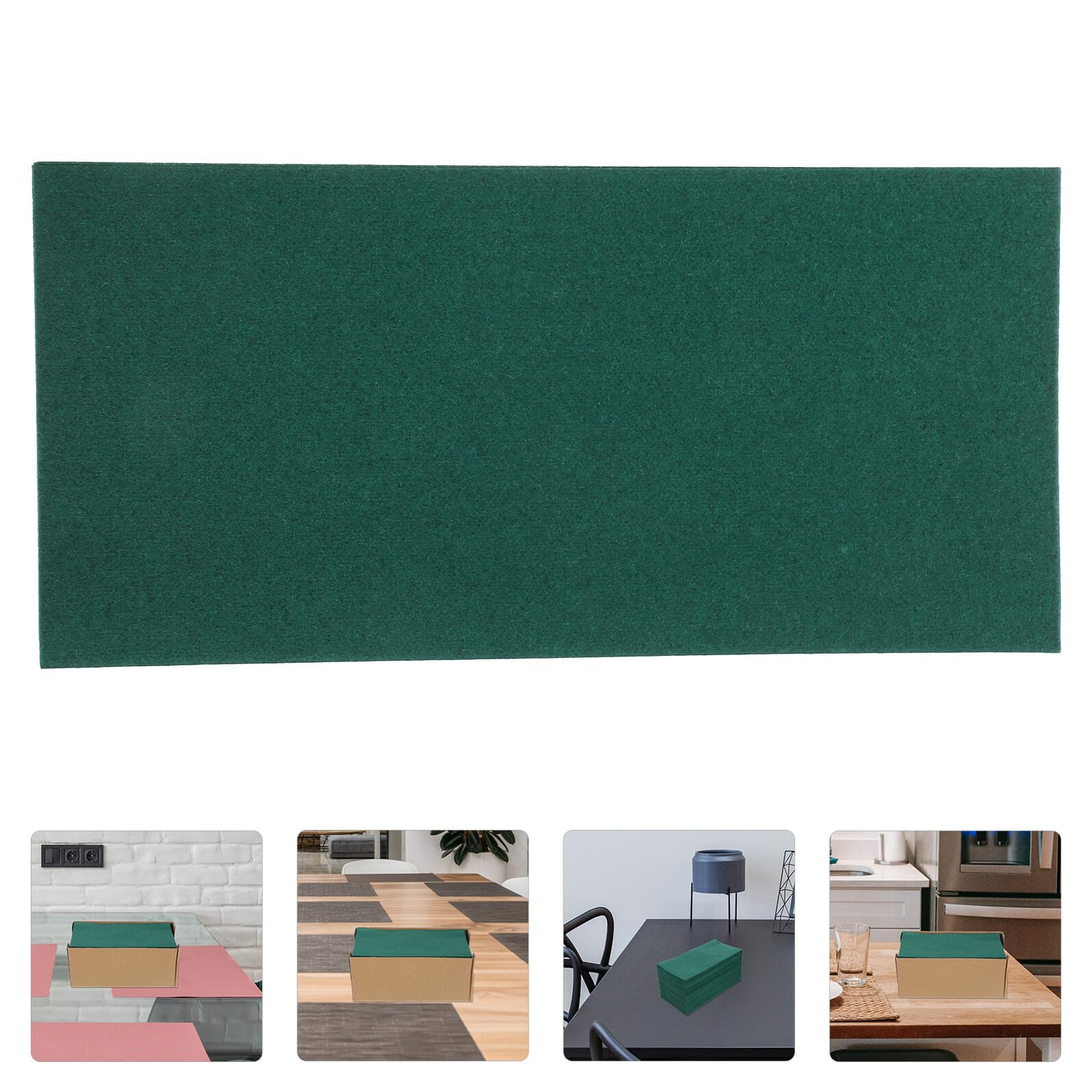 Servilletas Desechables Verdes para Mesa Caja Dispensadora Papel y Absorbente Tamaño Estándar Ideales para Bodas Banquetes y Fiestas Servilletas de Papel Decorativas